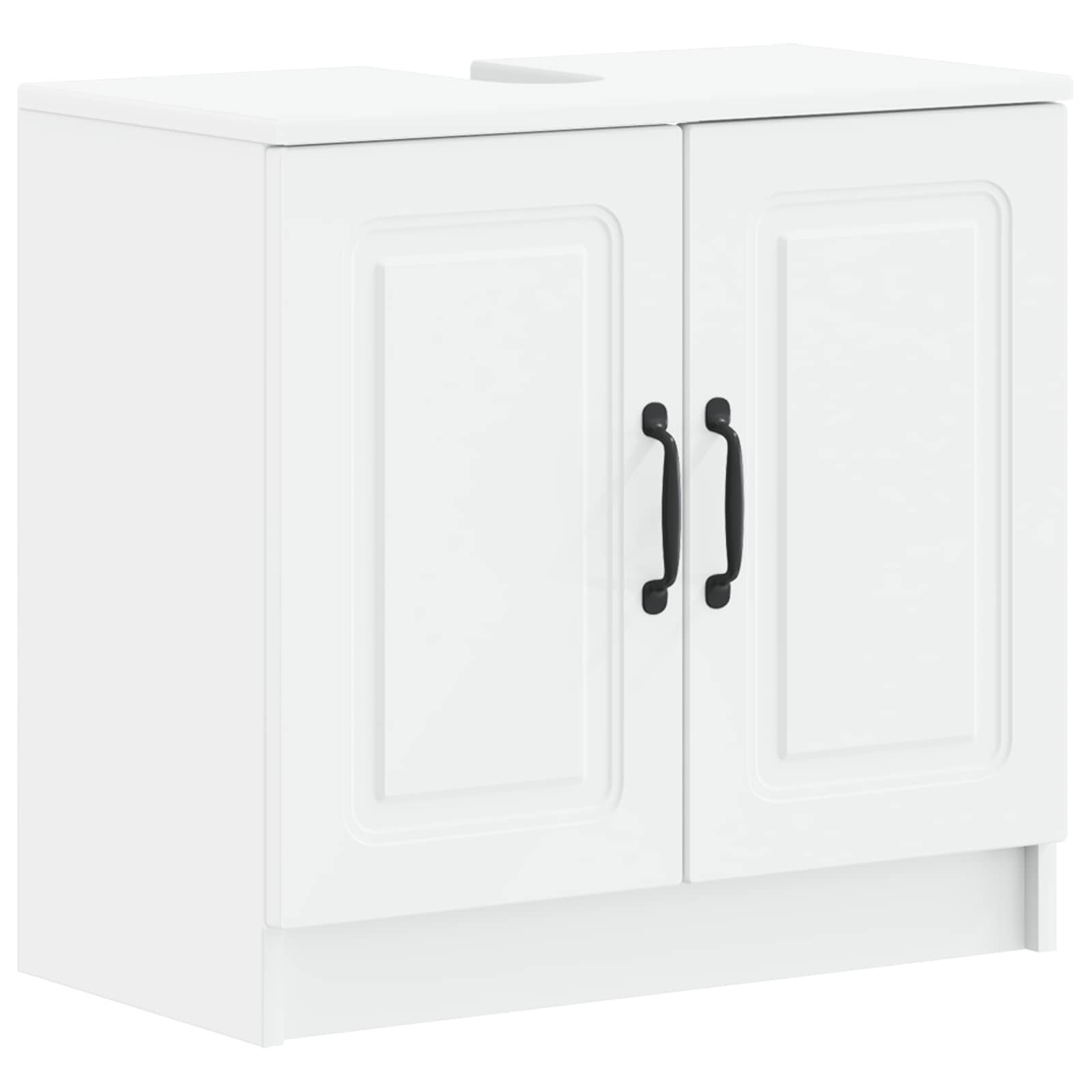 vidaXL Badkamer wastafelkast UTRECHT Wit 59,5 x 31,5 x 59 cm