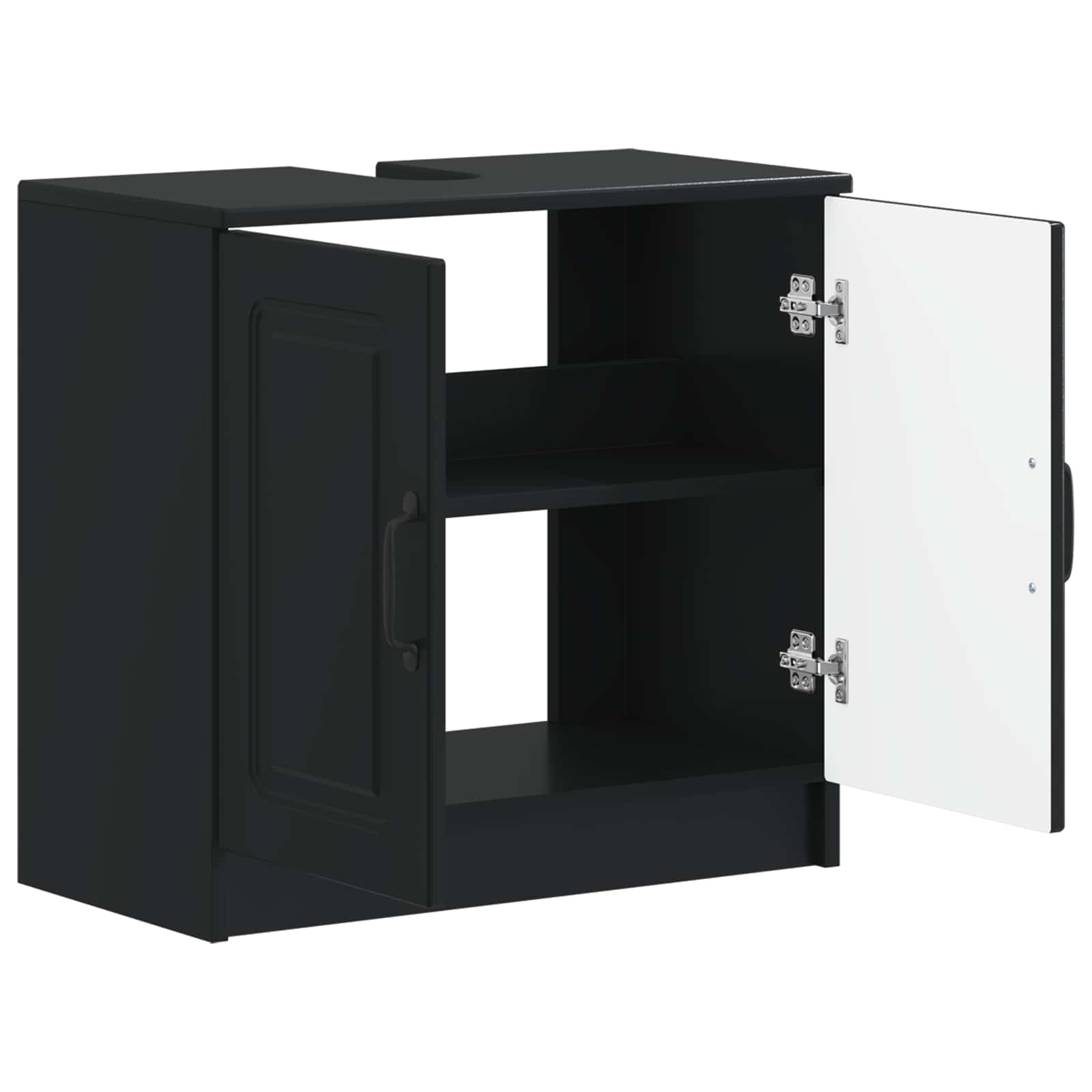 vidaXL Badkamer wastafelkast UTRECHT Wit 59,5 x 31,5 x 59 cm