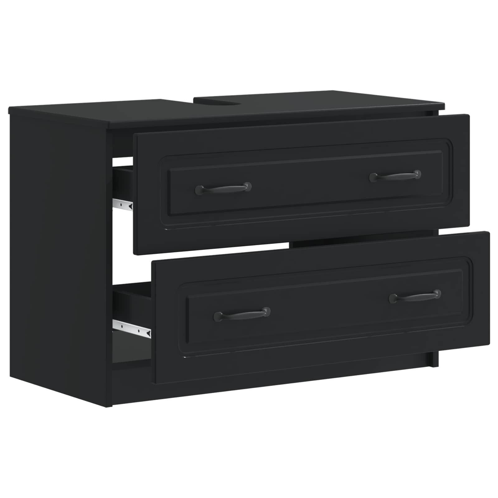 vidaXL Badkamer wastafelkast UTRECHT Wit 82 x 41 x 56 cm Bewerkt hout