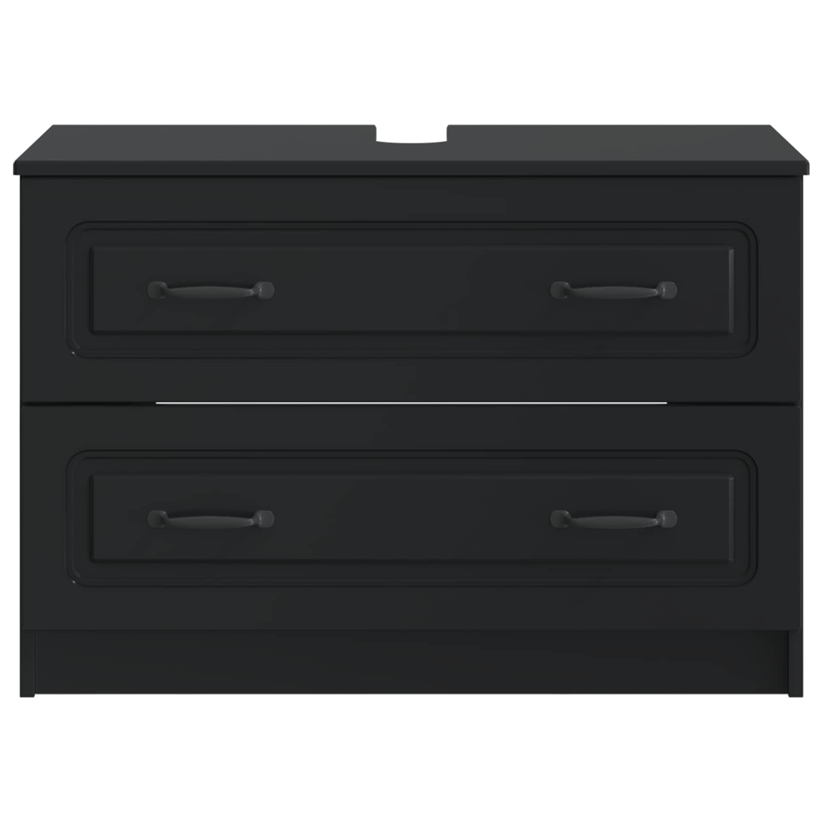 vidaXL Badkamer wastafelkast UTRECHT Wit 82 x 41 x 56 cm Bewerkt hout