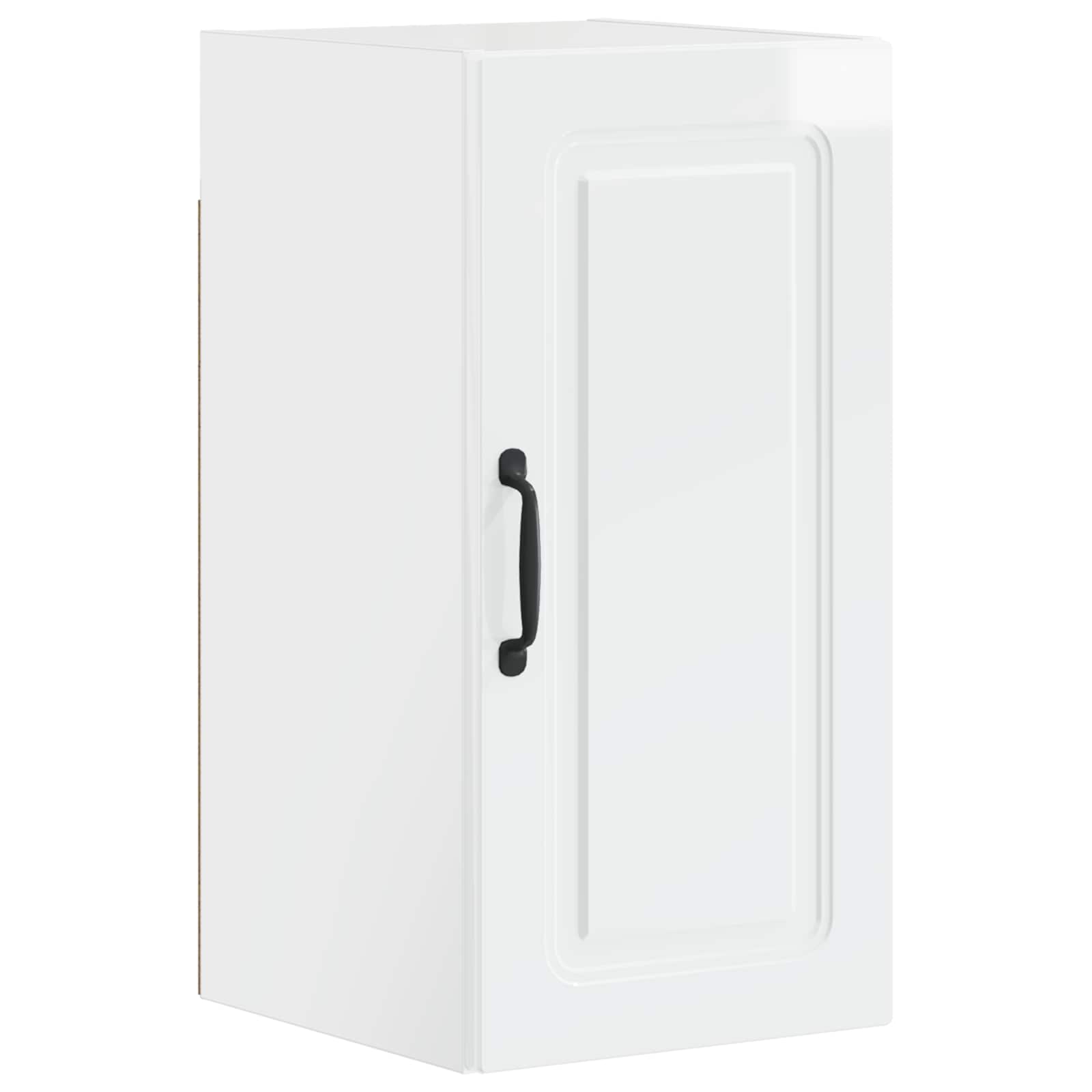vidaXL Badkamer wandkast UTRECHT Wit 30 x 31 x 59 cm Bewerkt hout