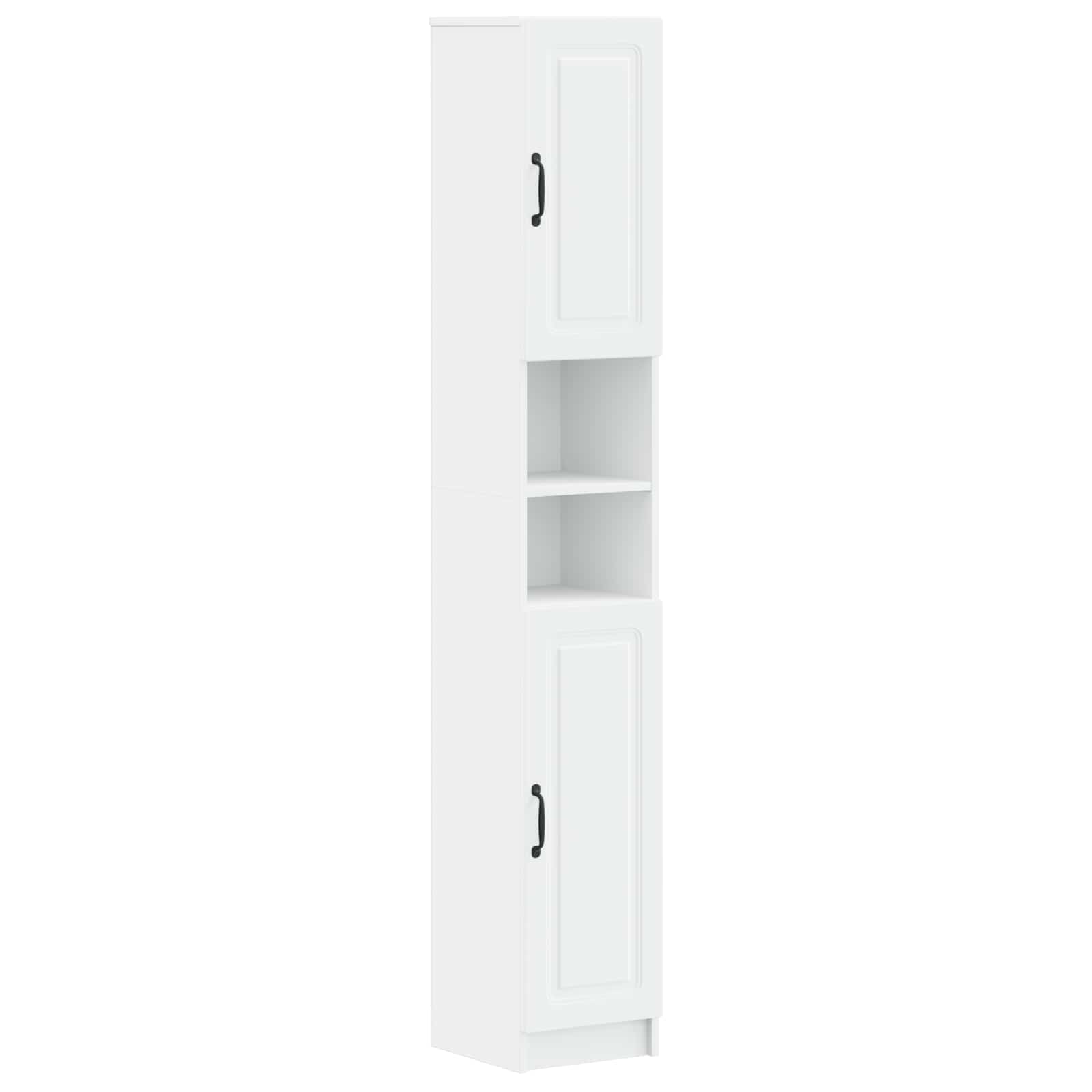 vidaXL Badkamerkast met Open Plank UTRECHT Wit 30 x 31 x 187 cm