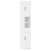 vidaXL Badkamerkast met Open Plank UTRECHT Wit 30 x 31 x 187 cm