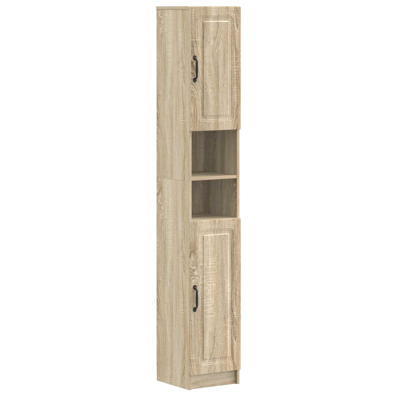 vidaXL Badkamerkast met Open Plank UTRECHT Wit 30 x 31 x 187 cm