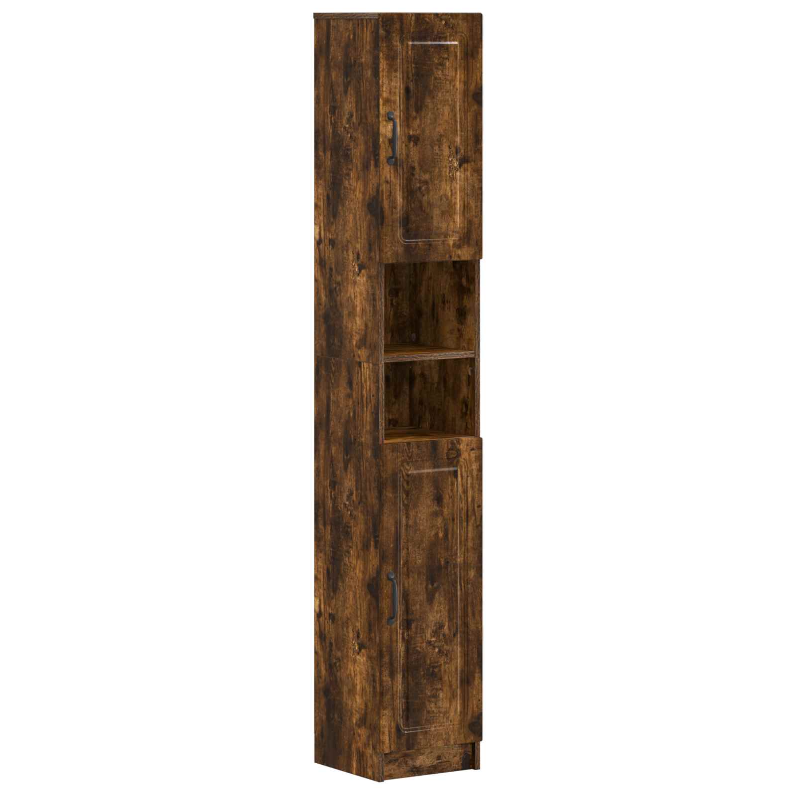 vidaXL Badkamerkast met Open Plank UTRECHT Wit 30 x 31 x 187 cm