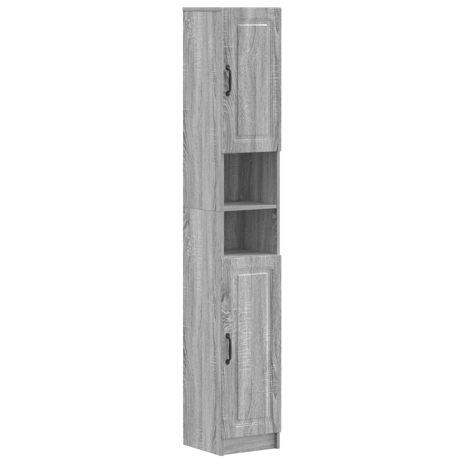 vidaXL Badkamerkast met Open Plank UTRECHT Wit 30 x 31 x 187 cm