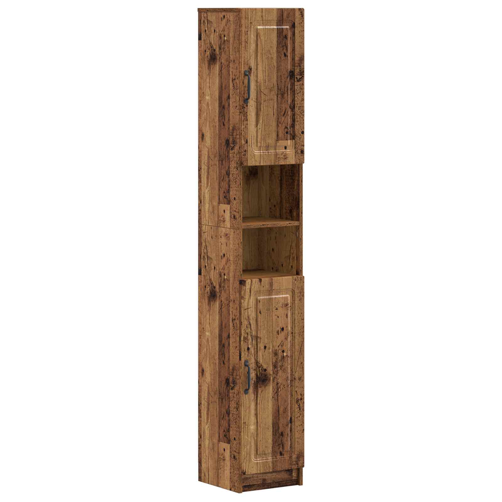 vidaXL Badkamerkast met Open Plank UTRECHT Wit 30 x 31 x 187 cm