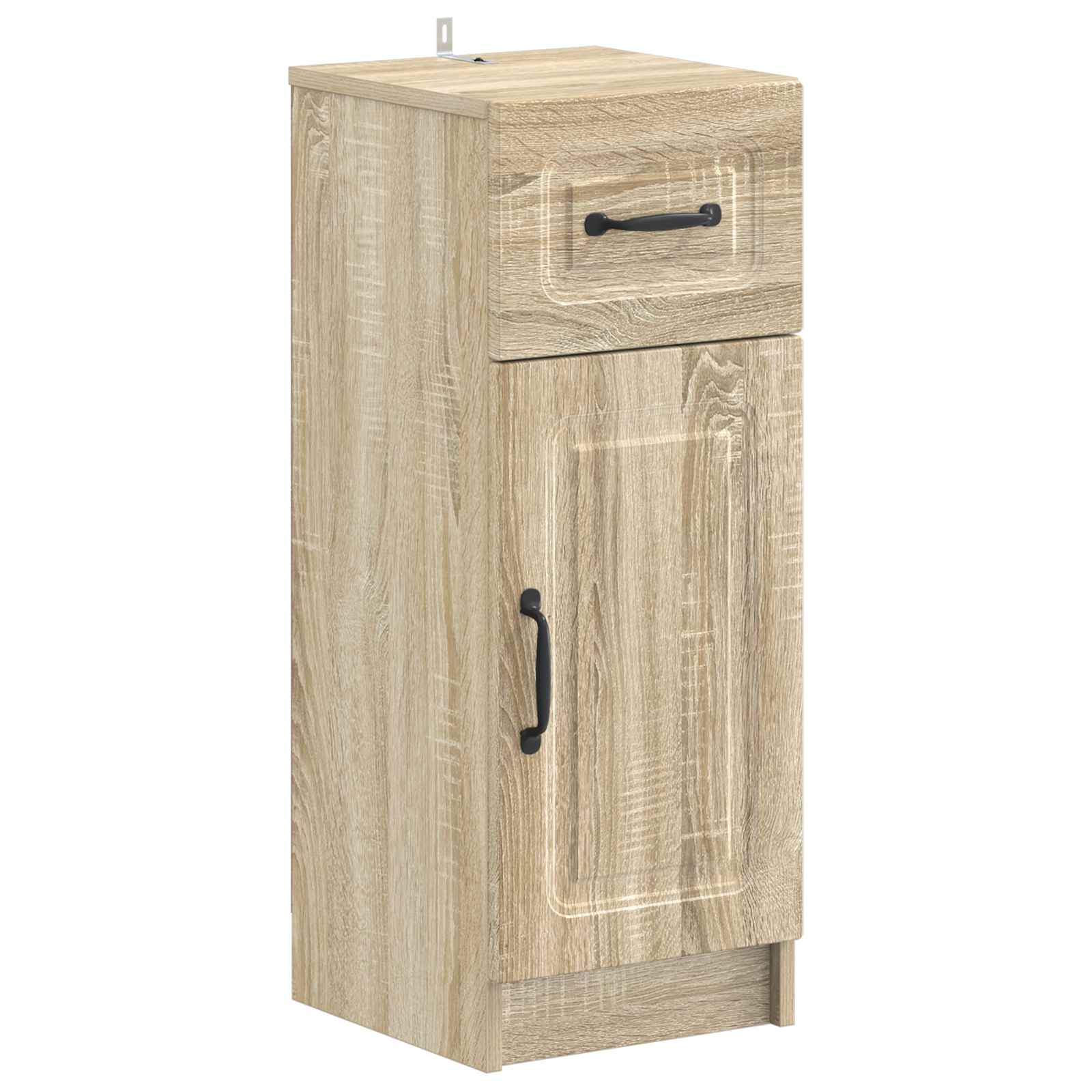 vidaXL Badkamer Opbergkast UTRECHT Wit 30 x 31 x 77 cm Bewerkt hout