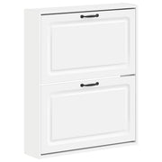 vidaXL Wandgemonteerde Schoenkast UTRECHT 71 x 17 x 86 cm Bewerkt hout