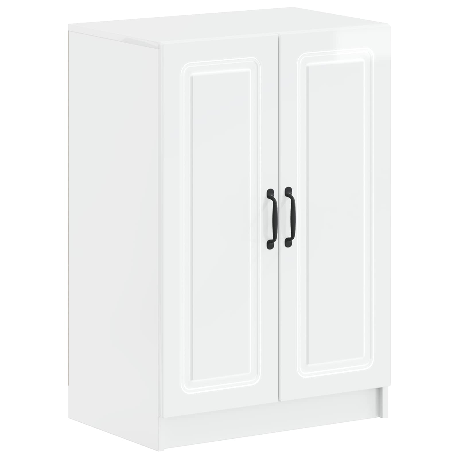 vidaXL Schoenenkast UTRECHT 59,5 x 39,5 x 87 cm Bewerkt hout Wit