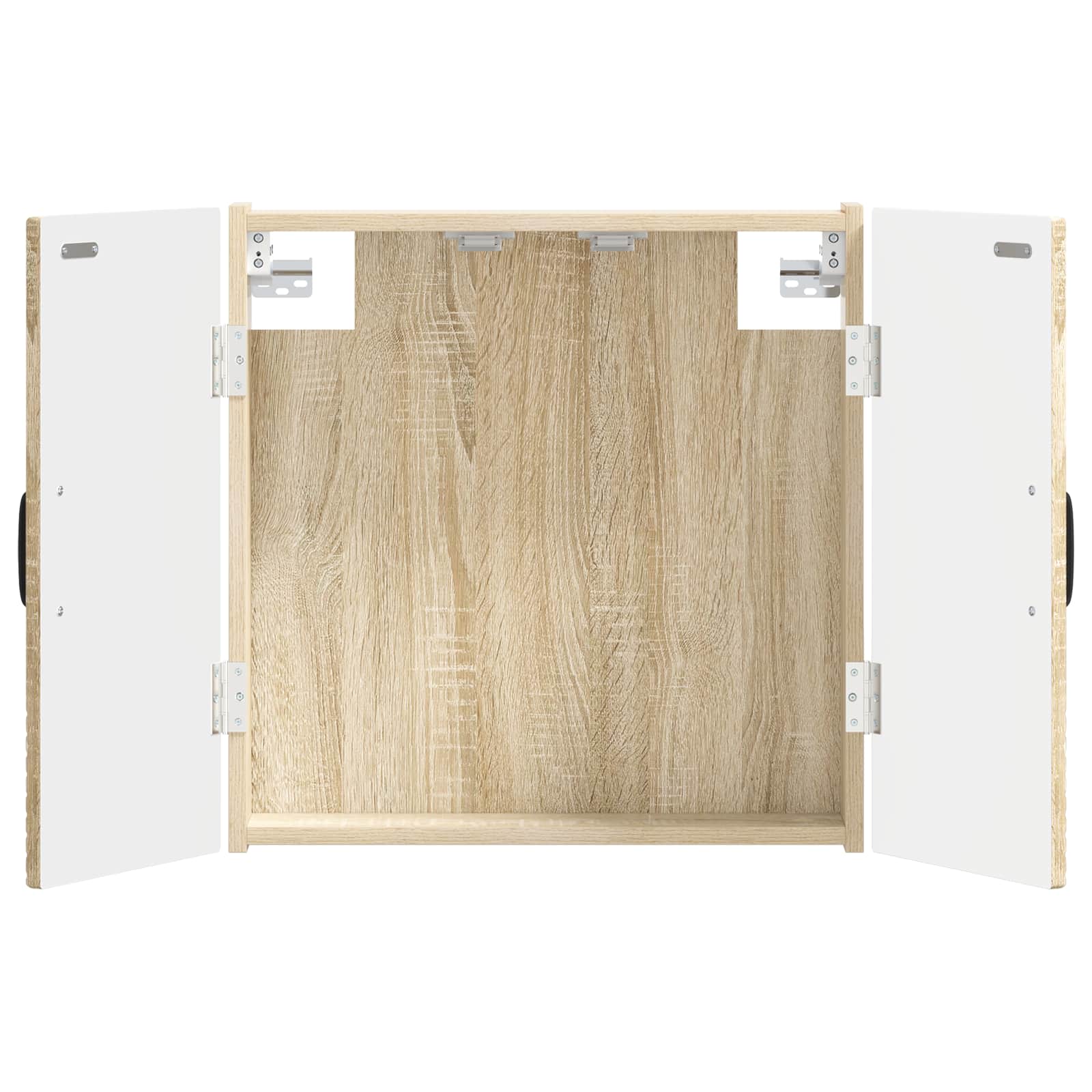 vidaXL Dartbord Kabinet UTRECHT Wit 52,5 x 10,5 x 53,5 cm Bewerkt hout