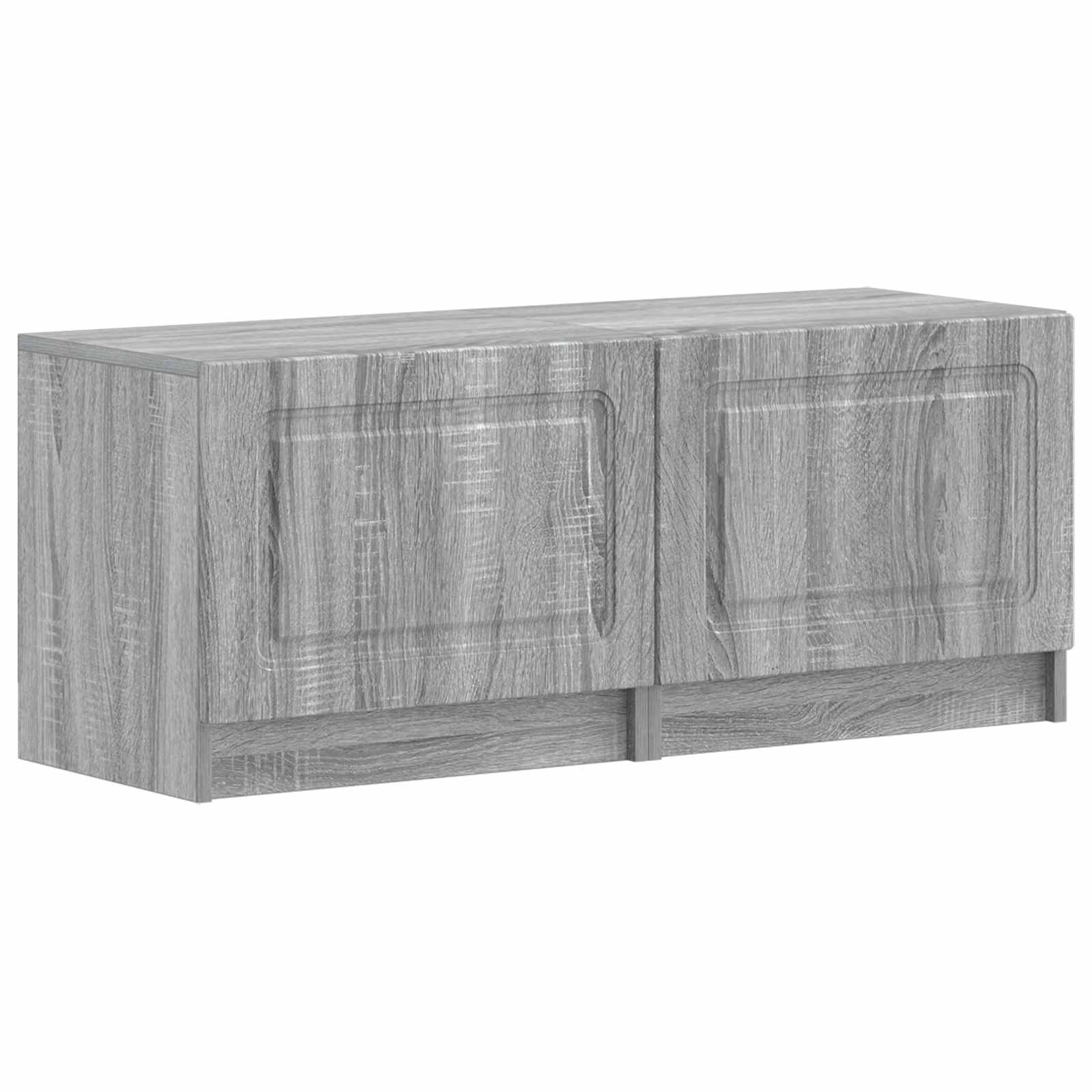 vidaXL Tv-meubel Wit Bewerkt hout
