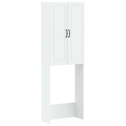 vidaXL Toiletkast UTRECHT Wit 66 x 25,5 x 190 cm Bewerkt hout