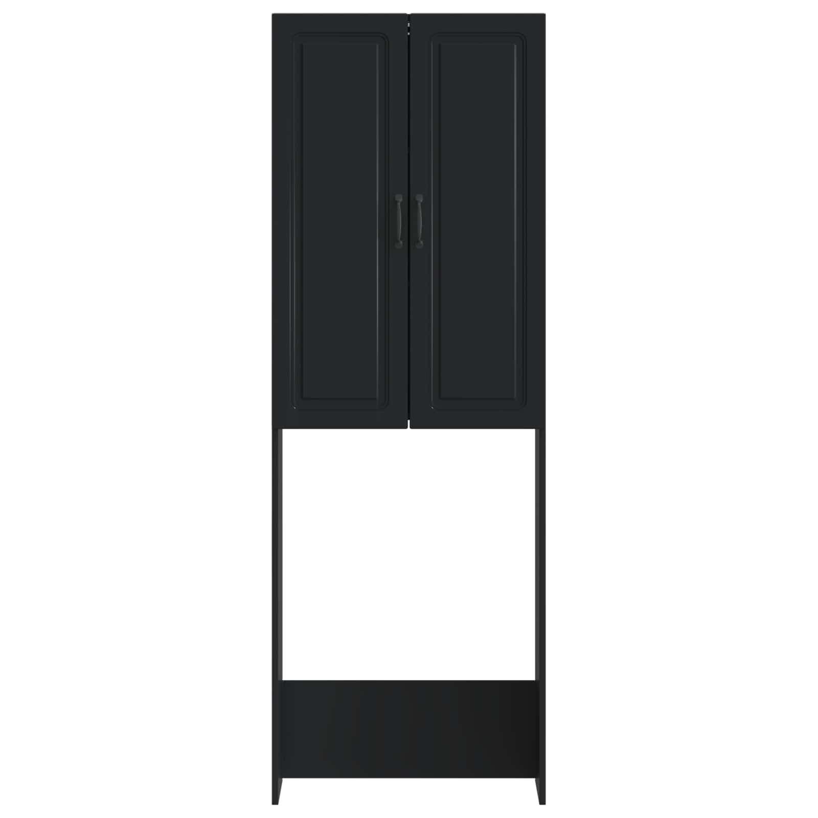 vidaXL Toiletkast UTRECHT Wit 66 x 25,5 x 190 cm Bewerkt hout