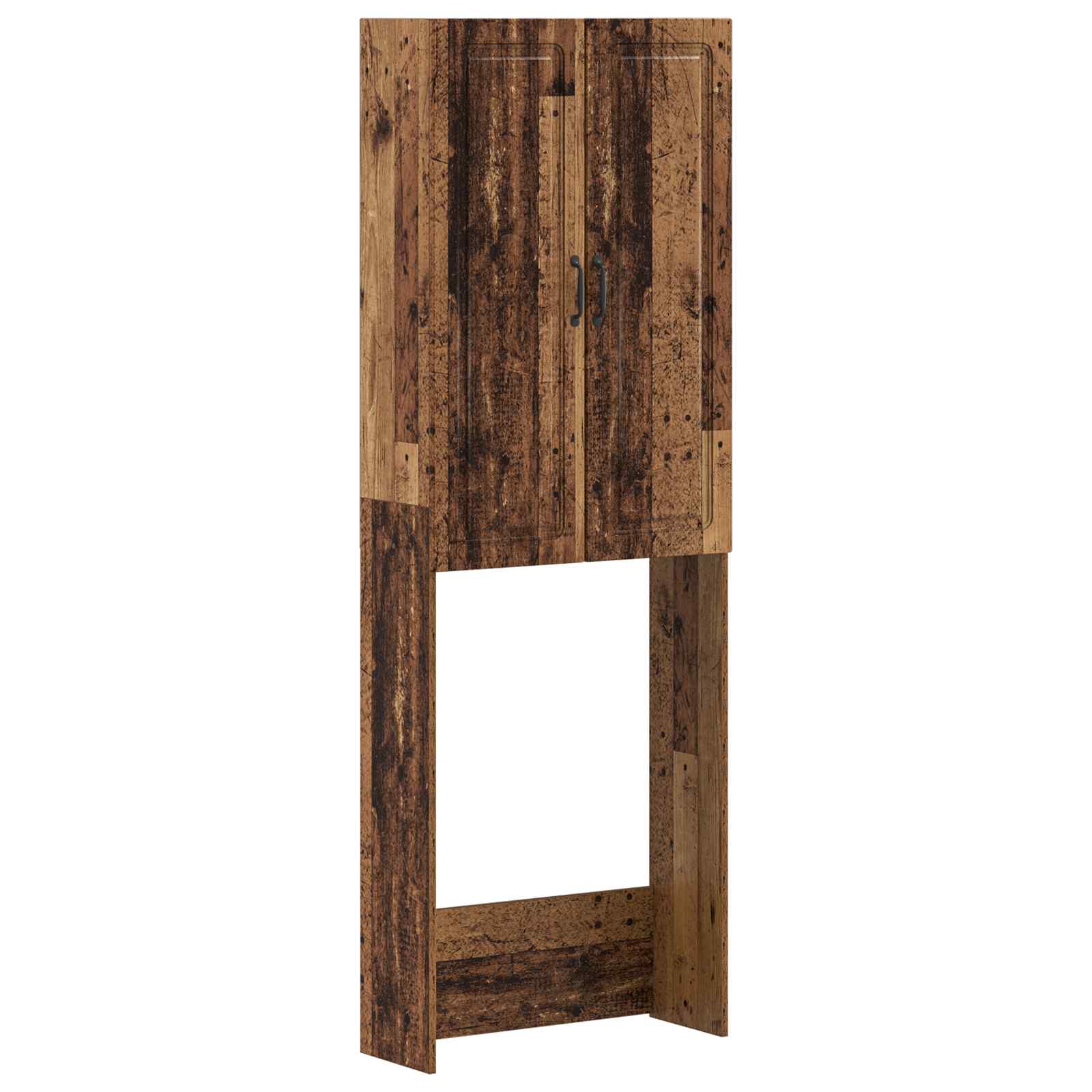 vidaXL Toiletkast UTRECHT Wit 66 x 25,5 x 190 cm Bewerkt hout