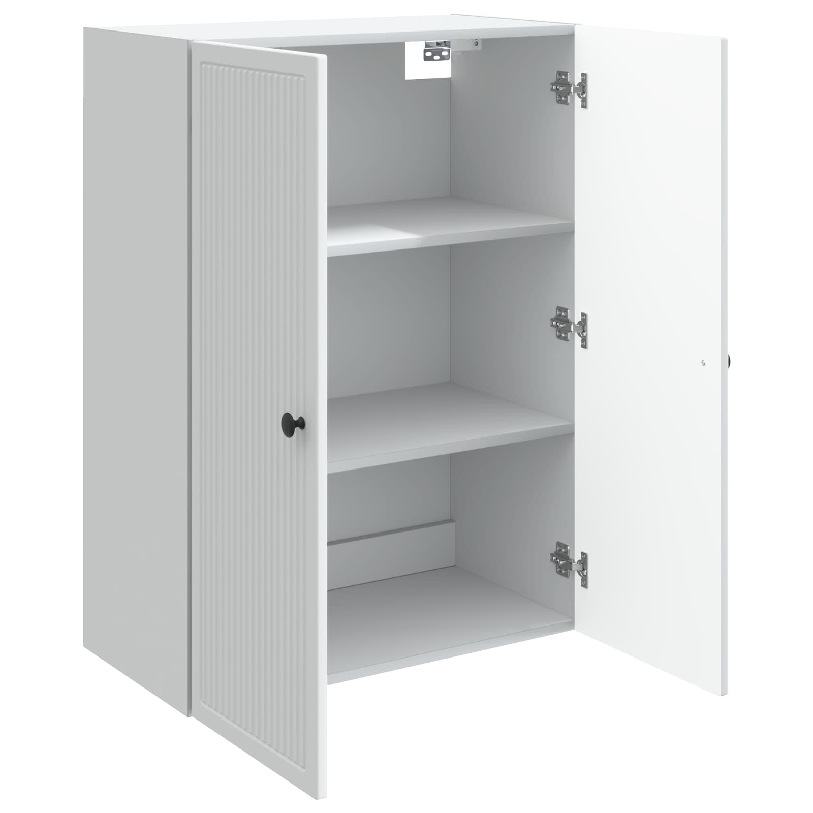vidaXL Wandkast Wit 66 x 34,5 x 90 cm Bewerkt hout