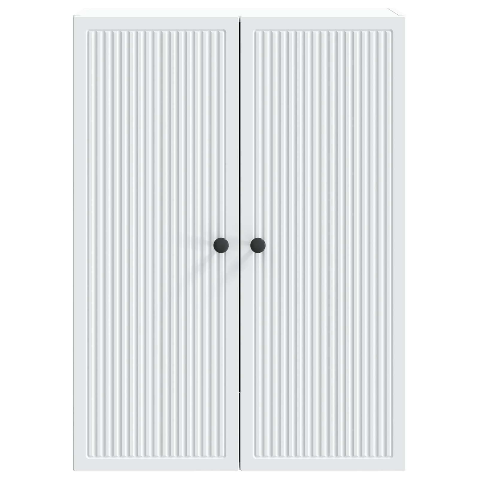 vidaXL Wandkast Wit 66 x 34,5 x 90 cm Bewerkt hout