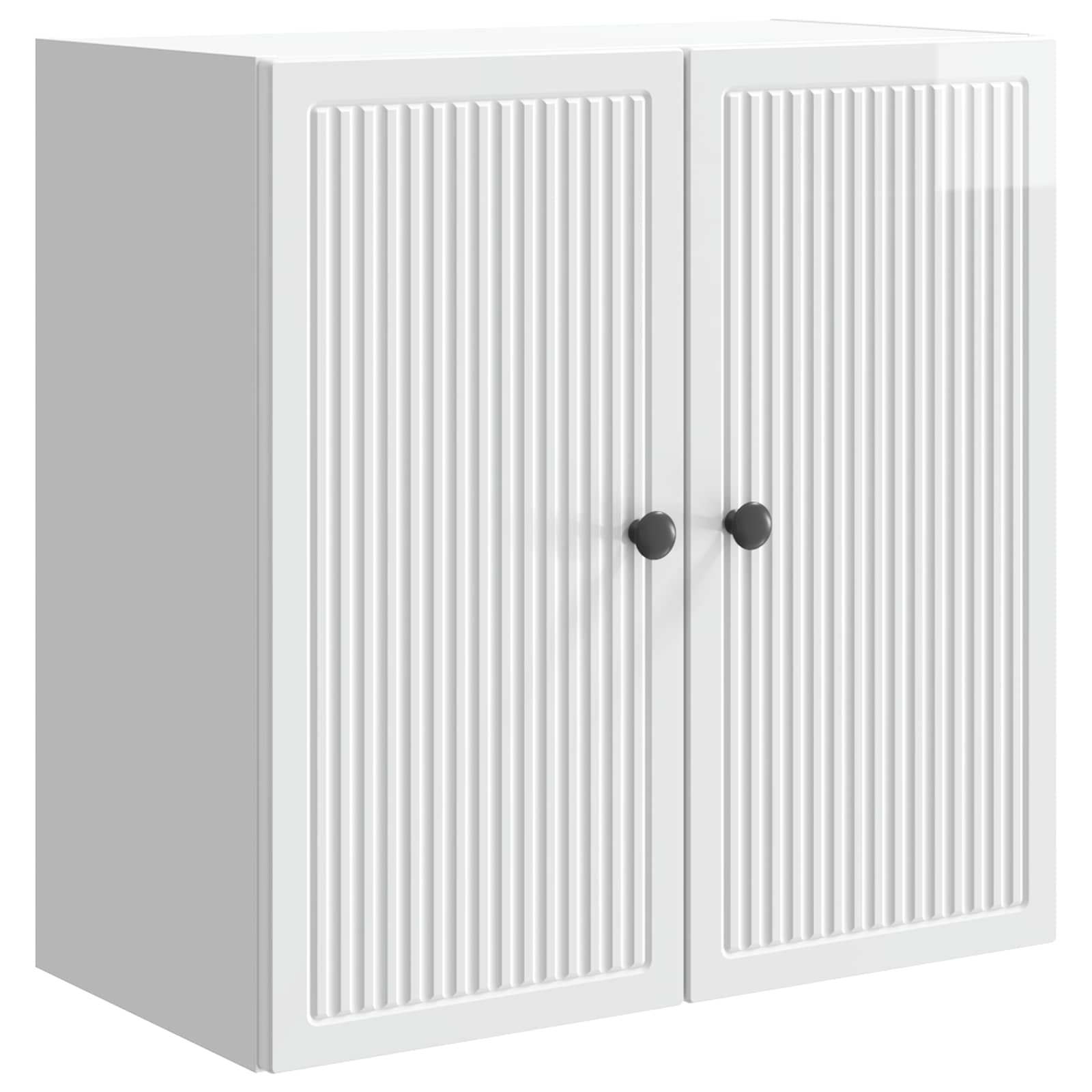 vidaXL Wandkast Wit 66 x 34,5 x 90 cm Bewerkt hout