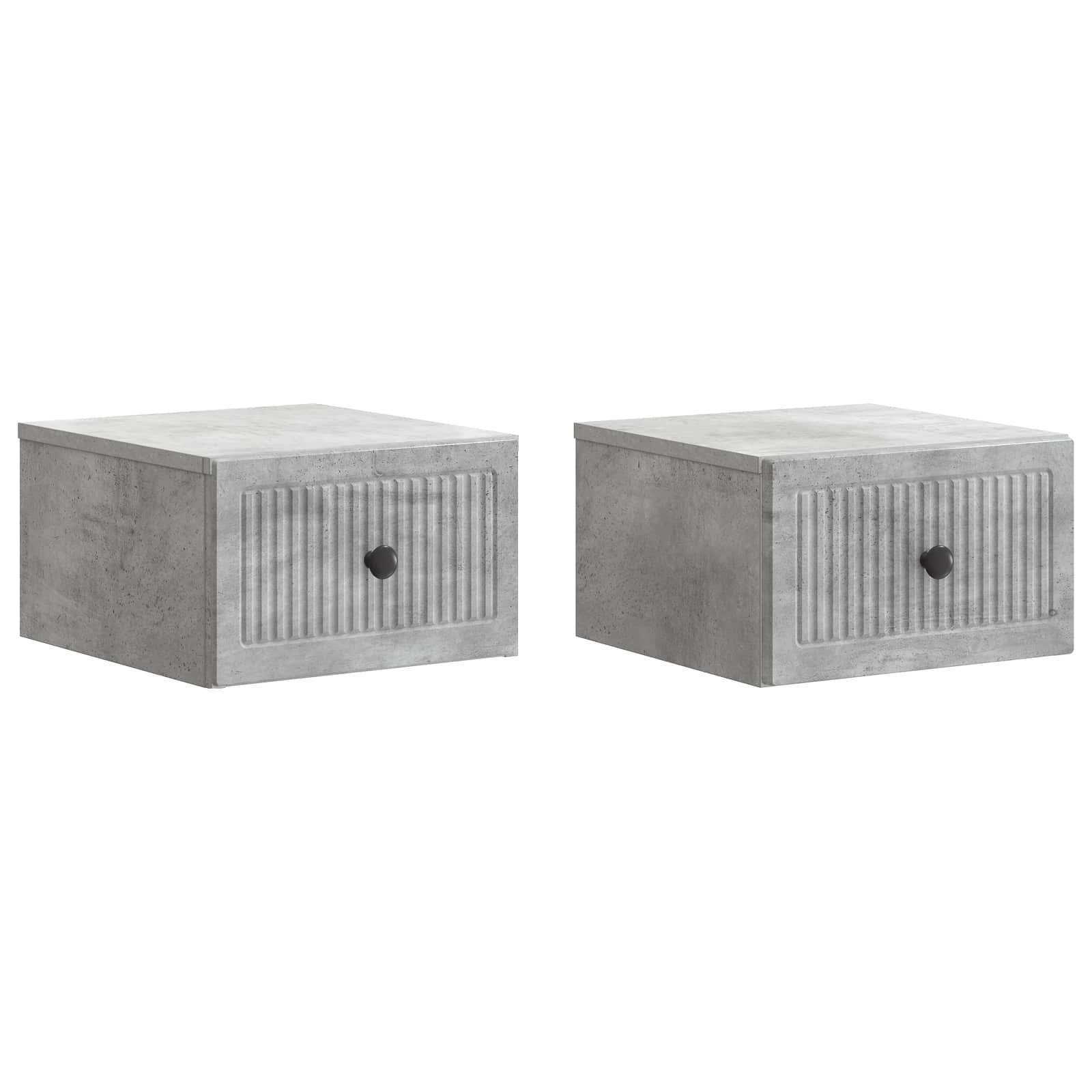 vidaXL Wandbeugel Bedkast 2 pcs Sonoma Eiken 33 x 34,5 x 20 cm