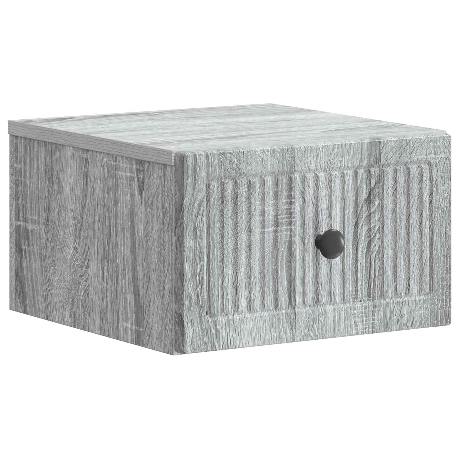 vidaXL Wandbeugel Bedkast 2 pcs Sonoma Eiken 33 x 34,5 x 20 cm