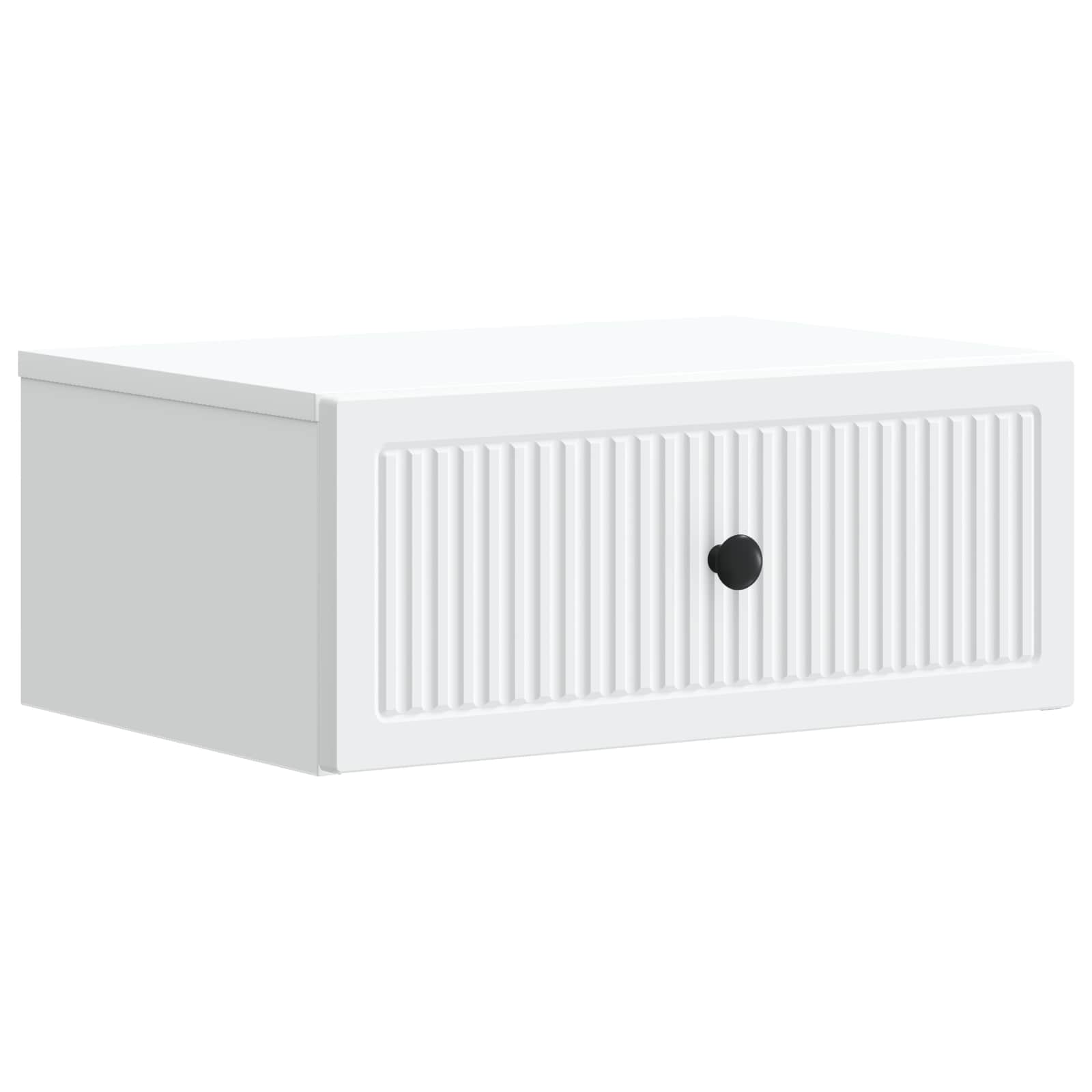 vidaXL Nachtkastje met lade 2 pcs Wit 49 x 34,5 x 20 cm Bewerkt hout