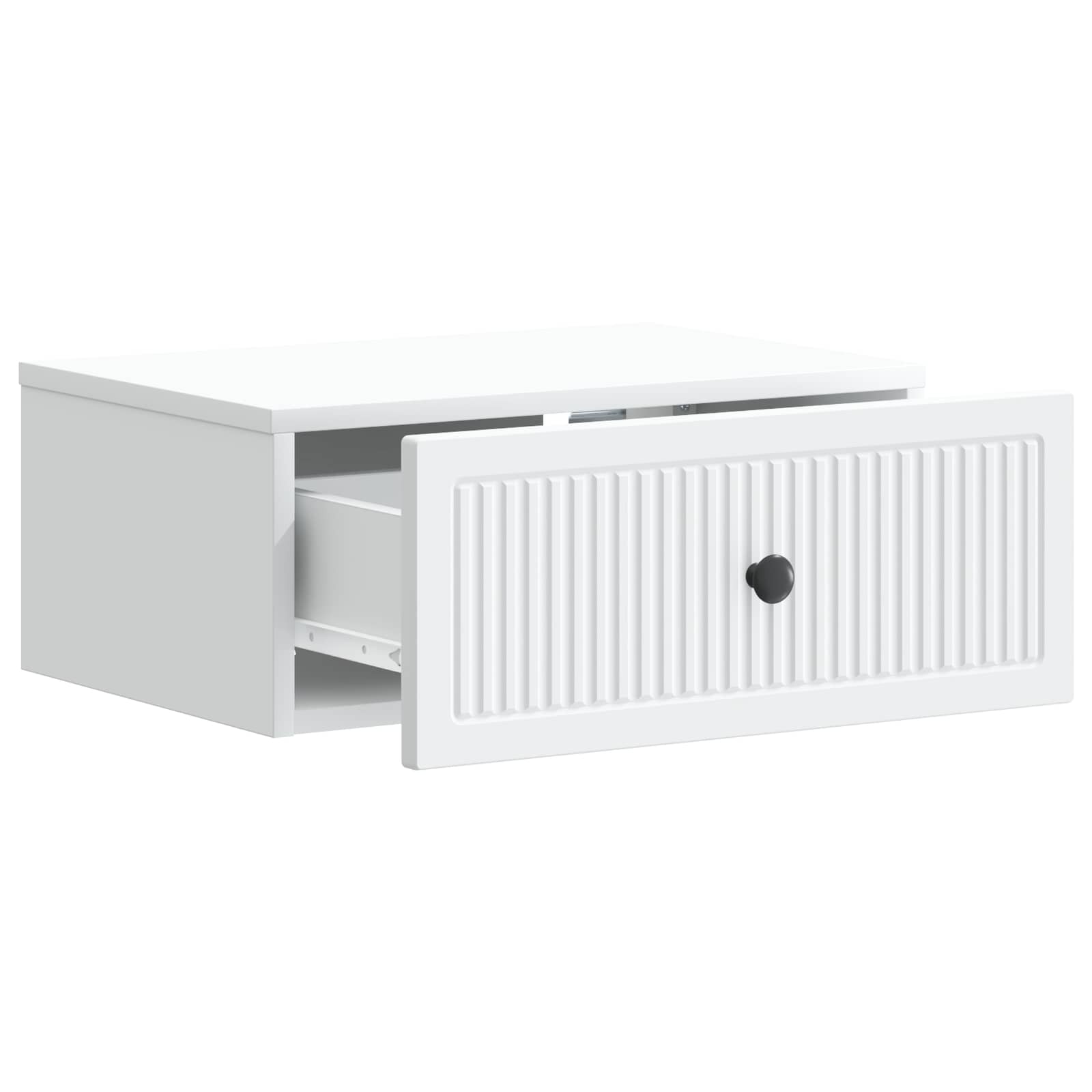 vidaXL Nachtkastje met lade 2 pcs Wit 49 x 34,5 x 20 cm Bewerkt hout