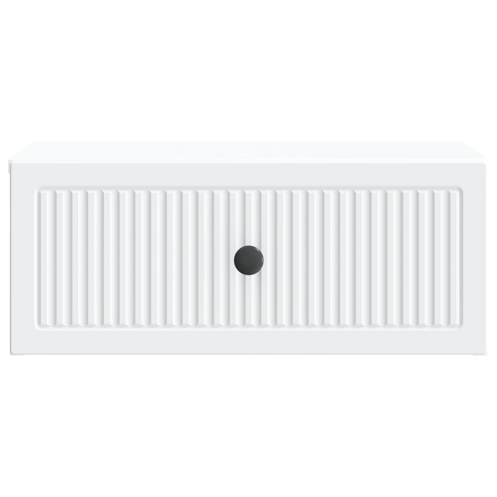 vidaXL Nachtkastje met lade 2 pcs Wit 49 x 34,5 x 20 cm Bewerkt hout