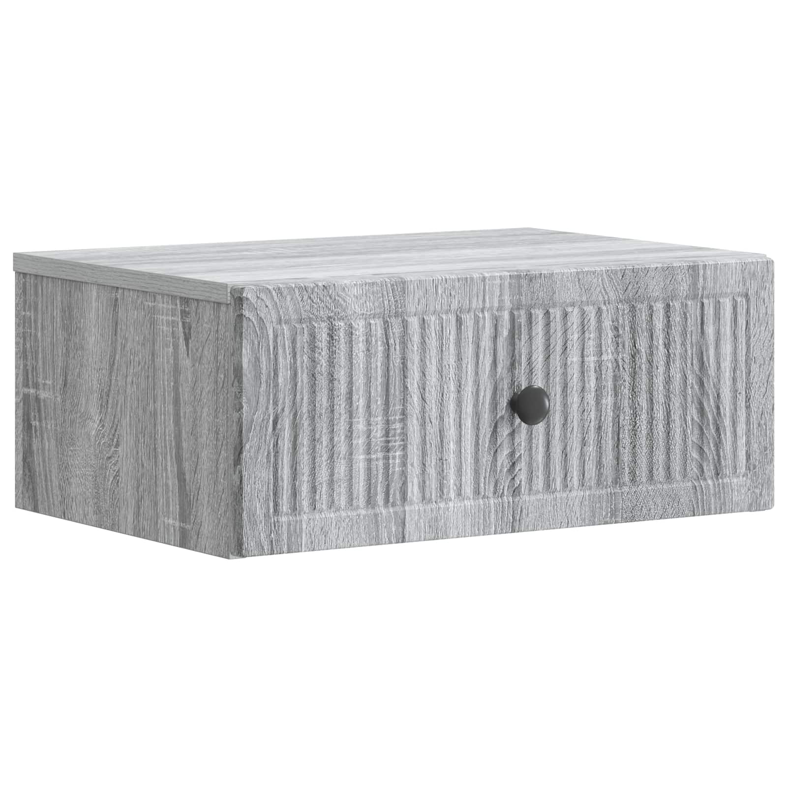vidaXL Nachtkastje met lade 2 pcs Wit 49 x 34,5 x 20 cm Bewerkt hout