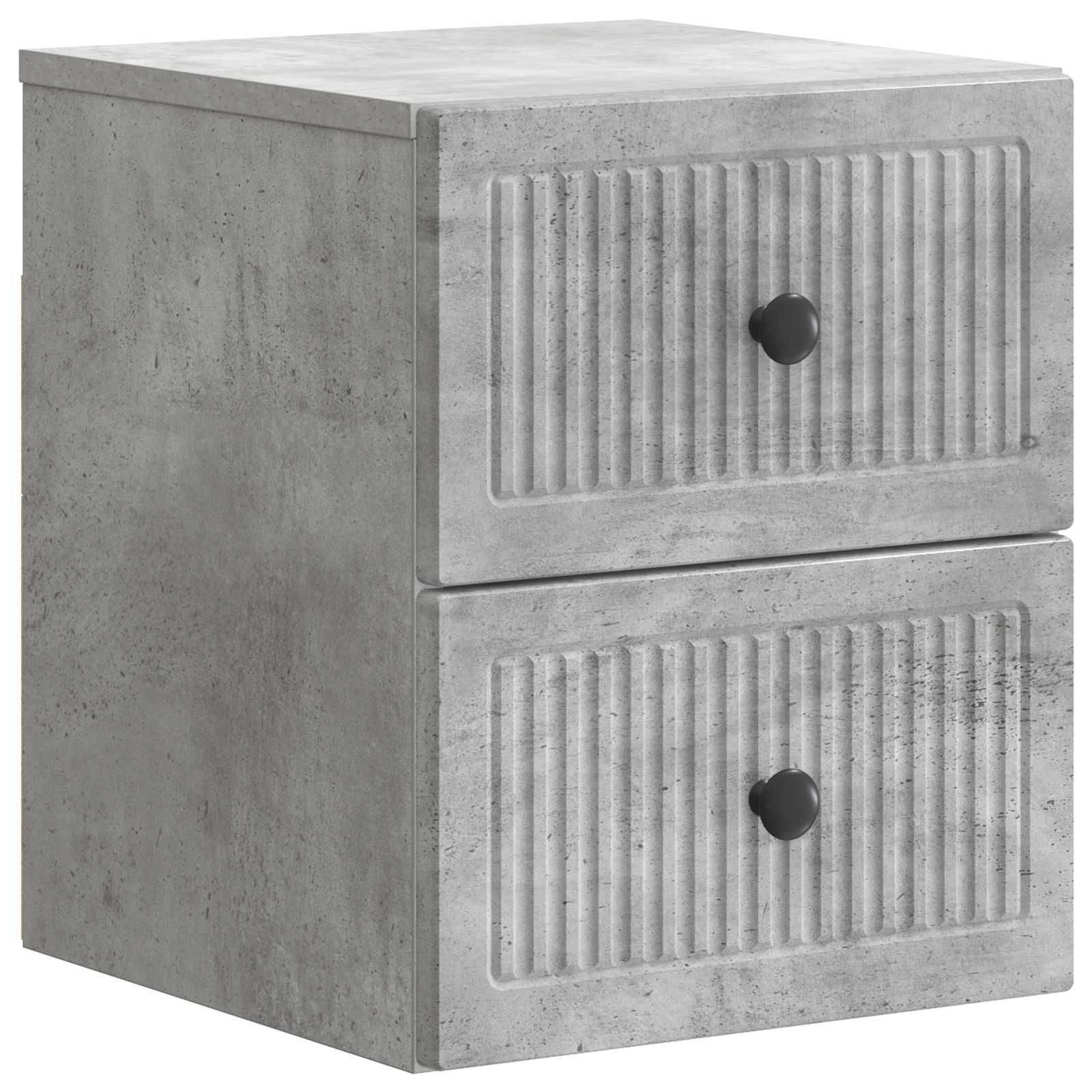 vidaXL Wandbeugel Bedkast 2 pcs Wit 33 x 34,5 x 40 cm Bewerkt hout