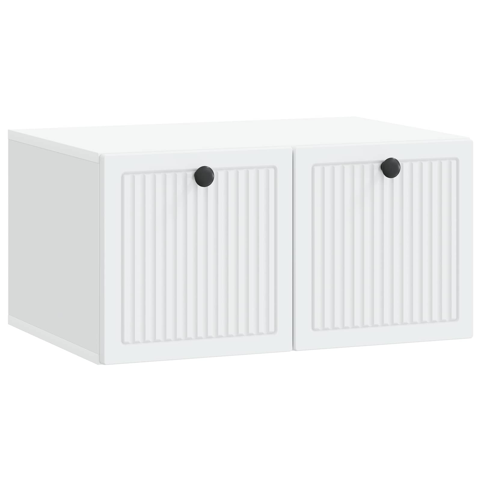 vidaXL Wandbeugel TV-kast Zwart 59,5 x 41 x 30 cm Bewerkt hout