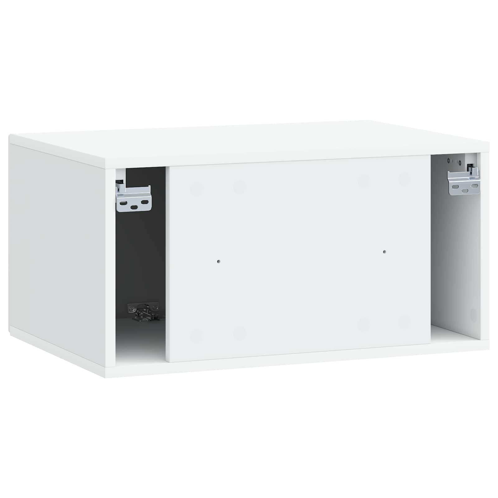 vidaXL Wandbeugel TV-kast Zwart 59,5 x 41 x 30 cm Bewerkt hout