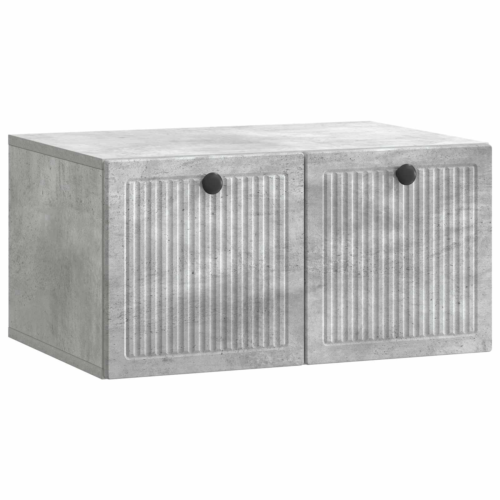 vidaXL Wandbeugel TV-kast Zwart 59,5 x 41 x 30 cm Bewerkt hout