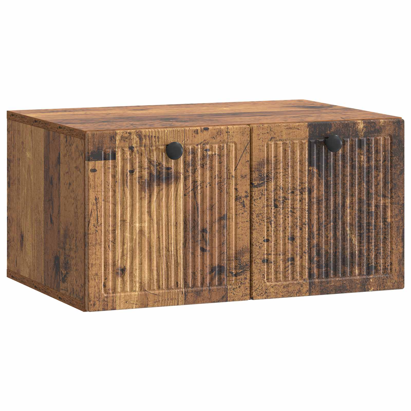 vidaXL Wandbeugel TV-kast Zwart 59,5 x 41 x 30 cm Bewerkt hout