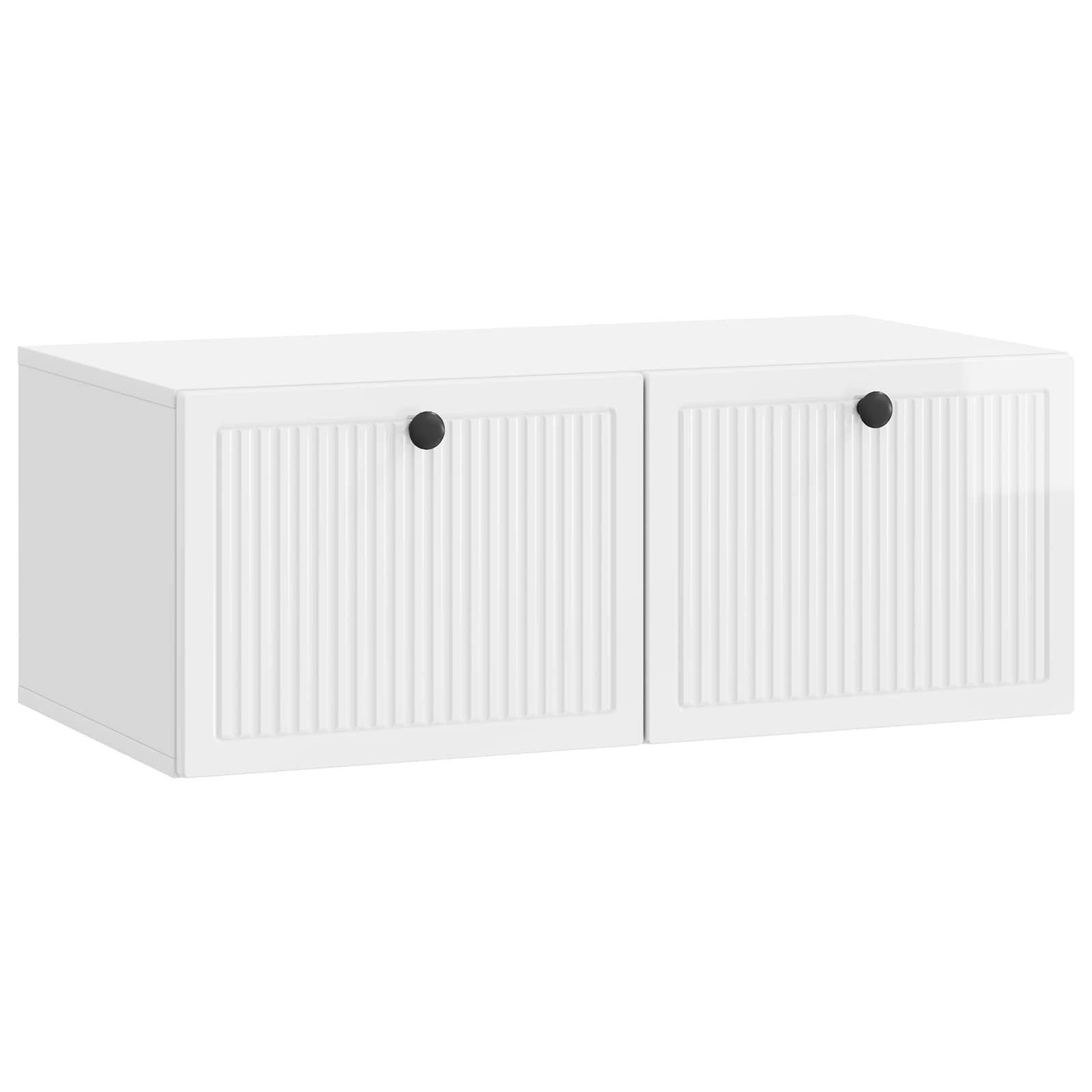 vidaXL Wandbeugel TV-kast Zwart 59,5 x 41 x 30 cm Bewerkt hout