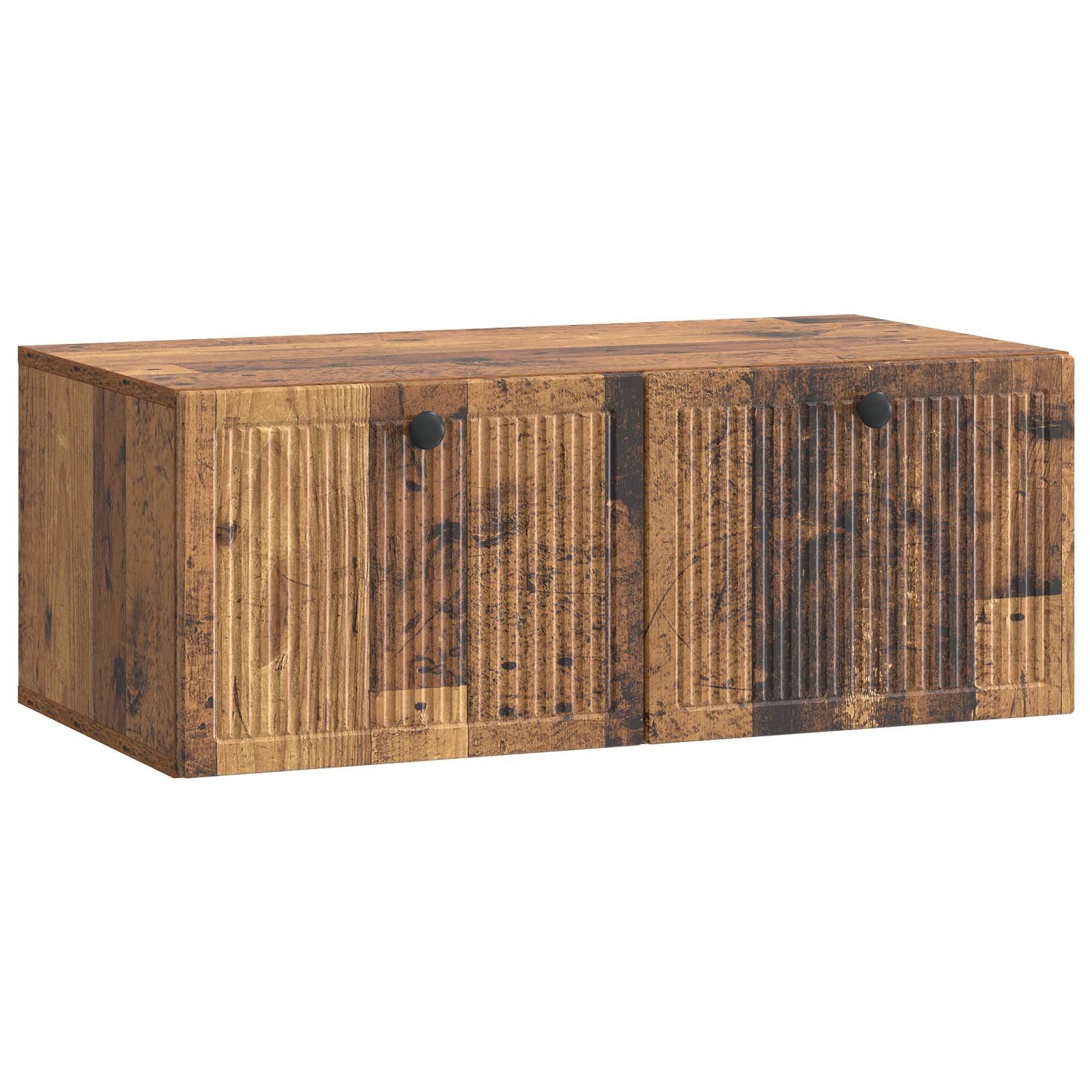 vidaXL Wandbeugel TV-kast Zwart 59,5 x 41 x 30 cm Bewerkt hout