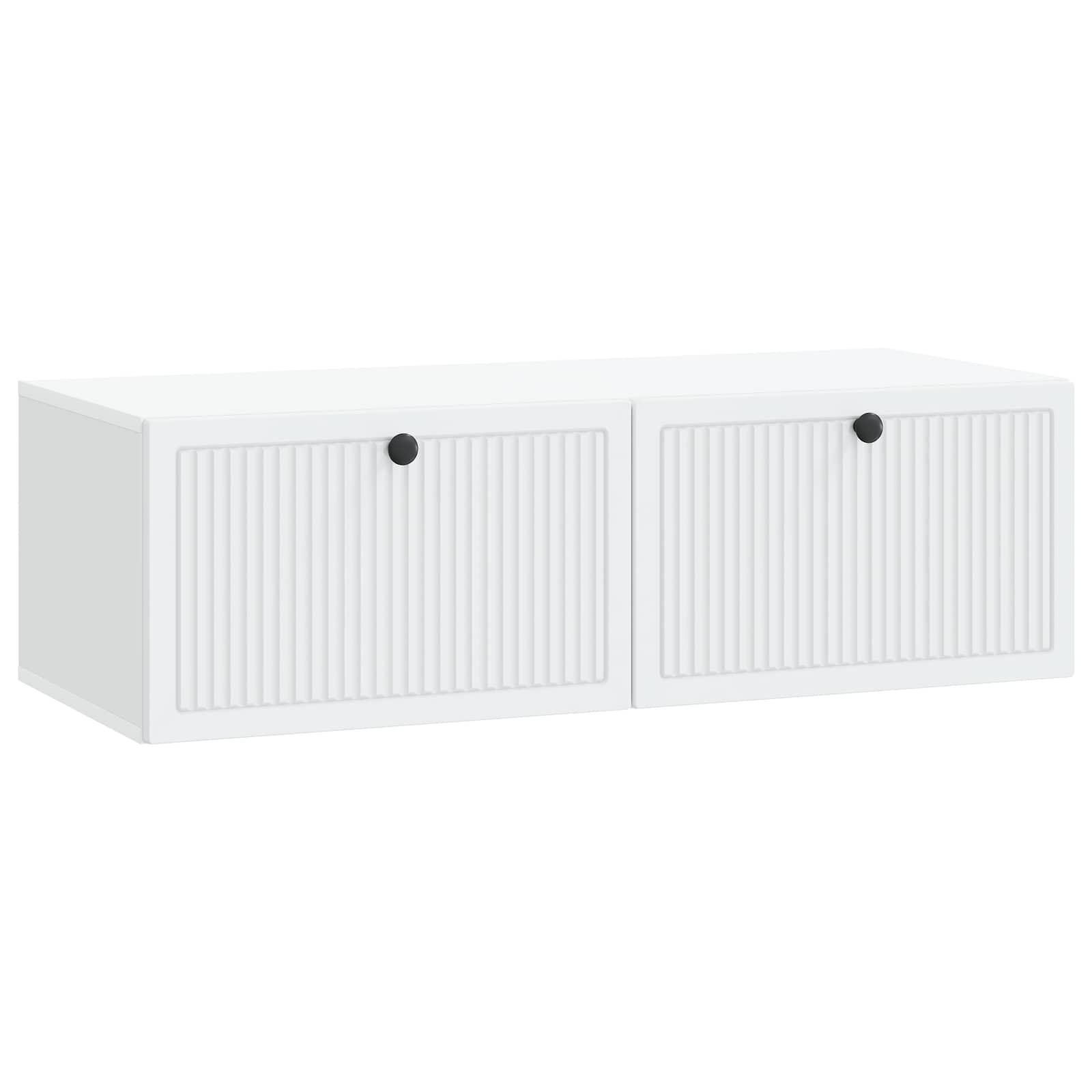 vidaXL Wandbeugel TV-kast Zwart 59,5 x 41 x 30 cm Bewerkt hout