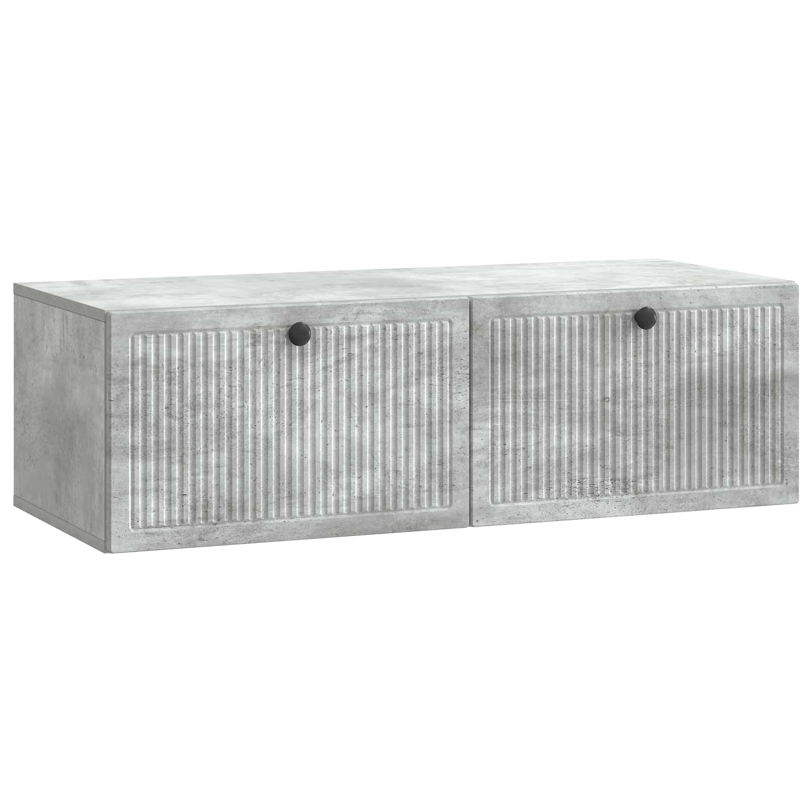 vidaXL Wandbeugel TV-kast Zwart 59,5 x 41 x 30 cm Bewerkt hout