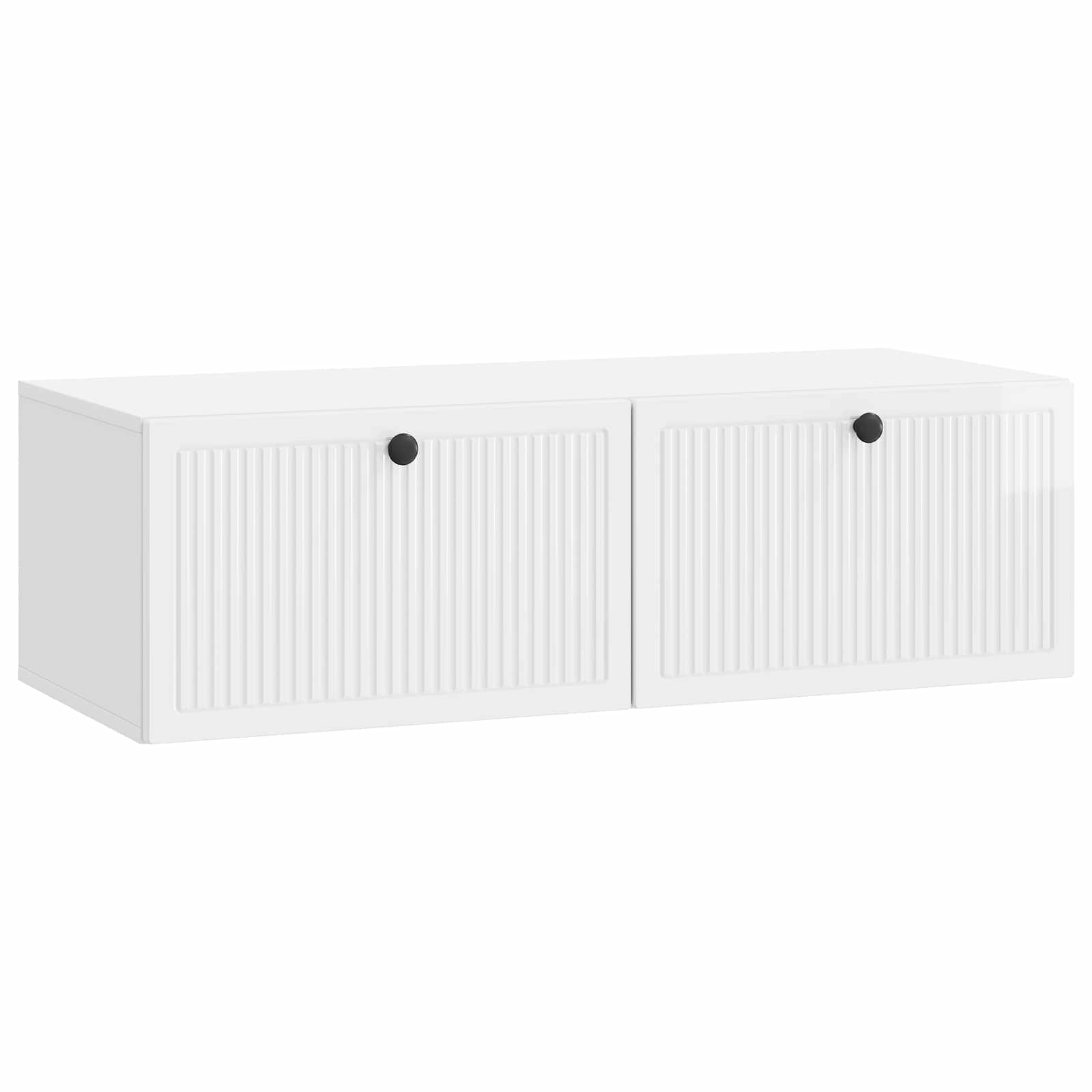 vidaXL Wandbeugel TV-kast Zwart 59,5 x 41 x 30 cm Bewerkt hout