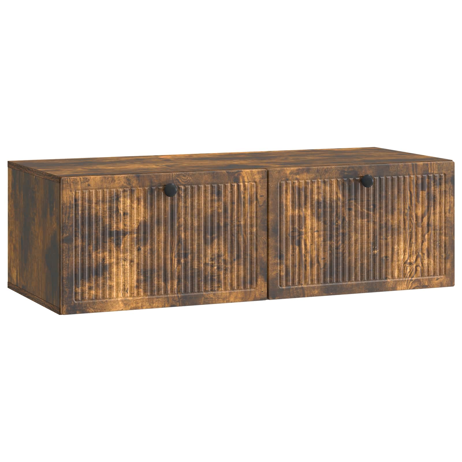 vidaXL Wandbeugel TV-kast Zwart 59,5 x 41 x 30 cm Bewerkt hout