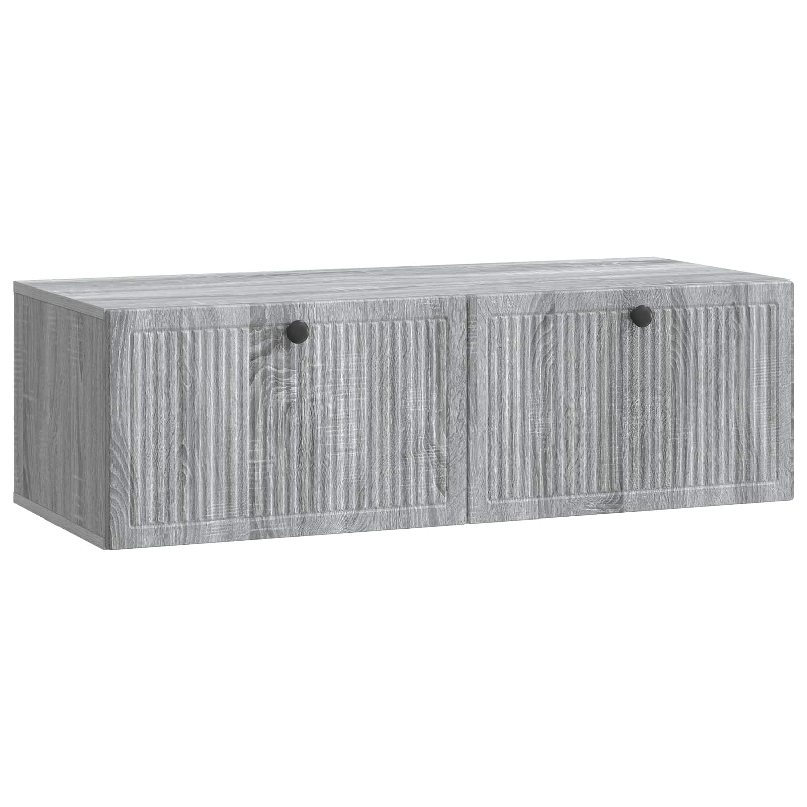 vidaXL Wandbeugel TV-kast Zwart 59,5 x 41 x 30 cm Bewerkt hout