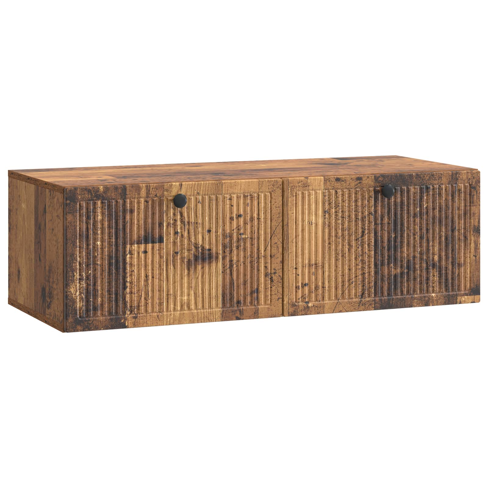vidaXL Wandbeugel TV-kast Zwart 59,5 x 41 x 30 cm Bewerkt hout