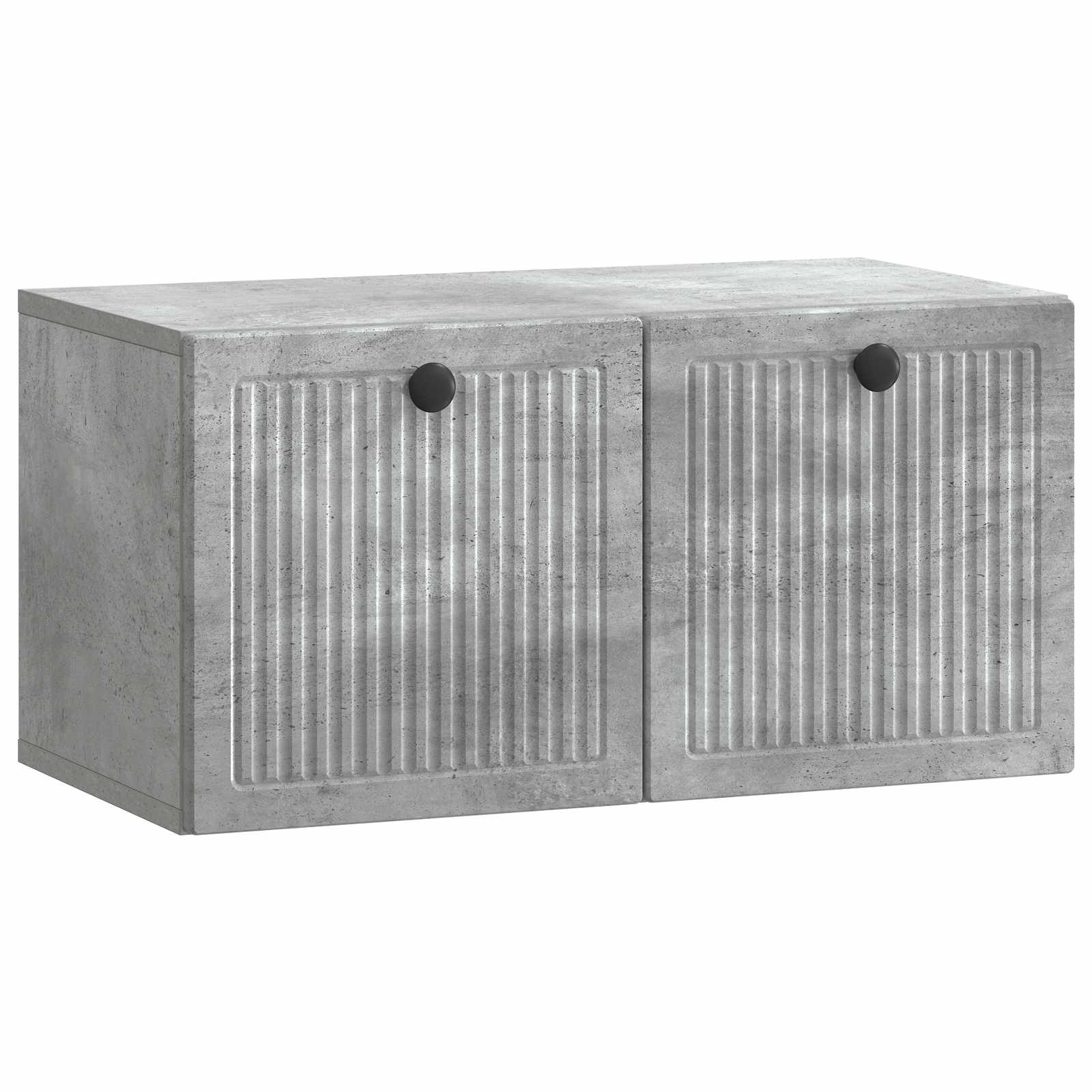 vidaXL Wandbeugel TV-kast Zwart 59,5 x 41 x 30 cm Bewerkt hout