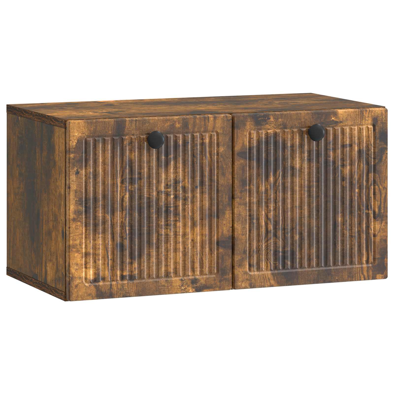 vidaXL Wandbeugel TV-kast Zwart 59,5 x 41 x 30 cm Bewerkt hout