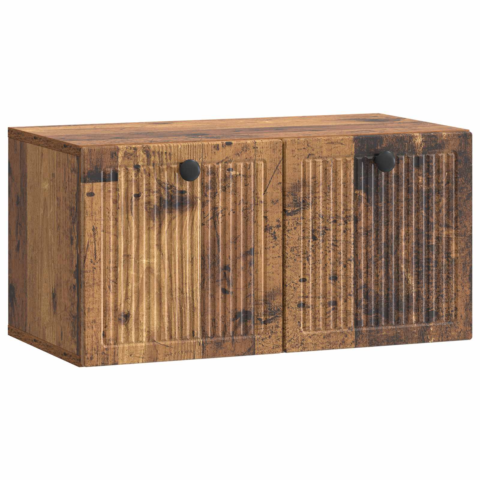 vidaXL Wandbeugel TV-kast Zwart 59,5 x 41 x 30 cm Bewerkt hout