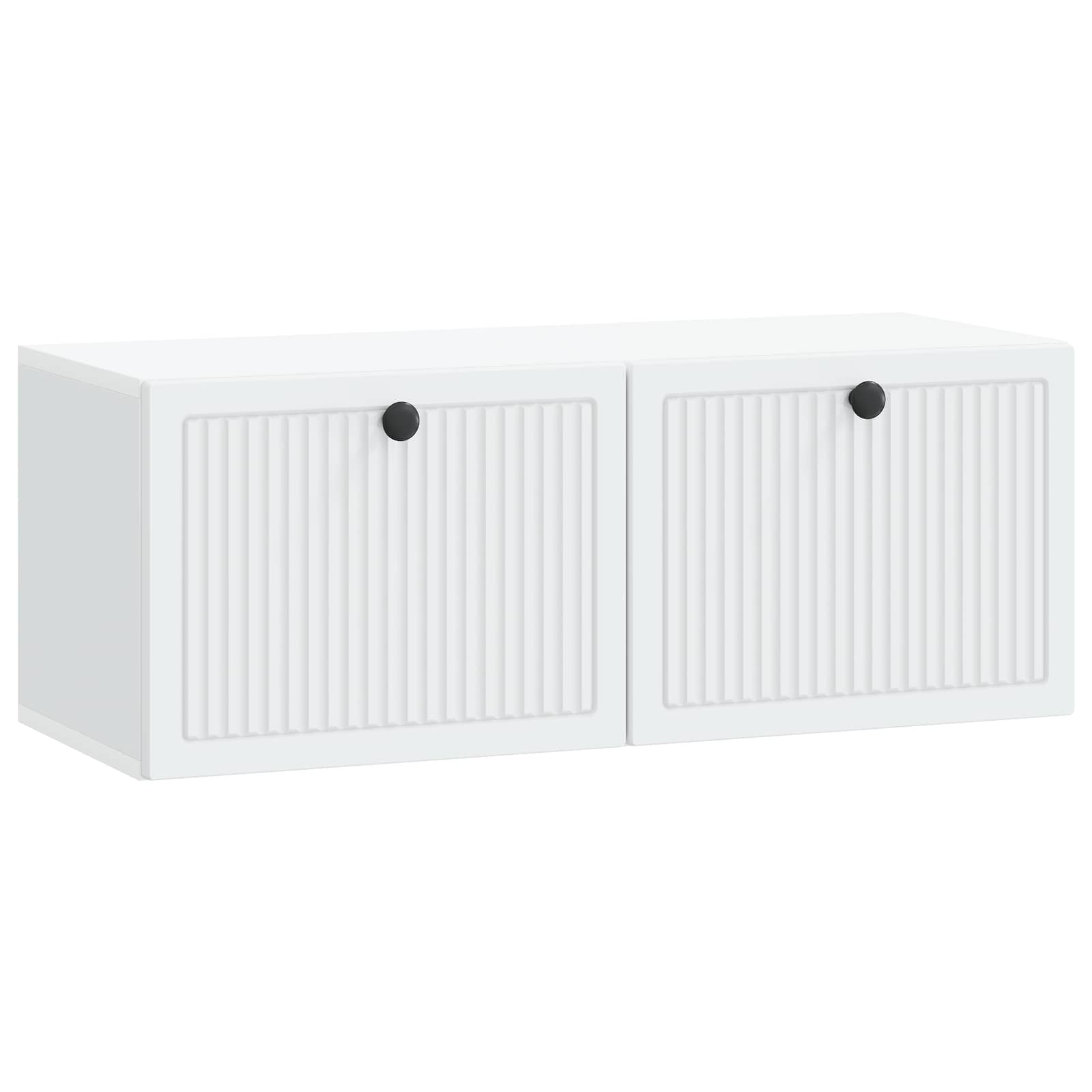 vidaXL Wandbeugel TV-kast Zwart 59,5 x 41 x 30 cm Bewerkt hout