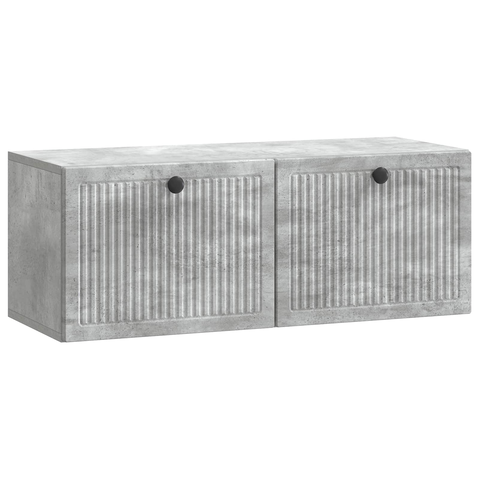 vidaXL Wandbeugel TV-kast Zwart 59,5 x 41 x 30 cm Bewerkt hout