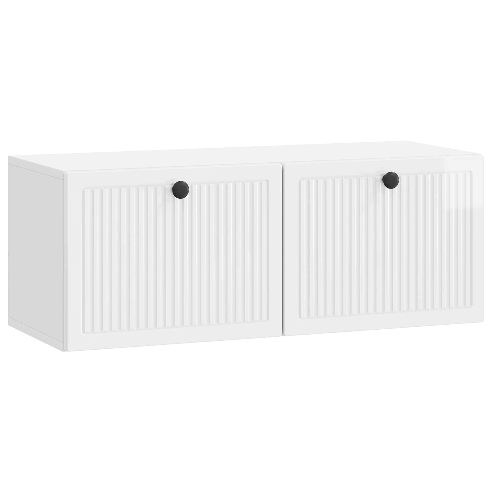 vidaXL Wandbeugel TV-kast Zwart 59,5 x 41 x 30 cm Bewerkt hout