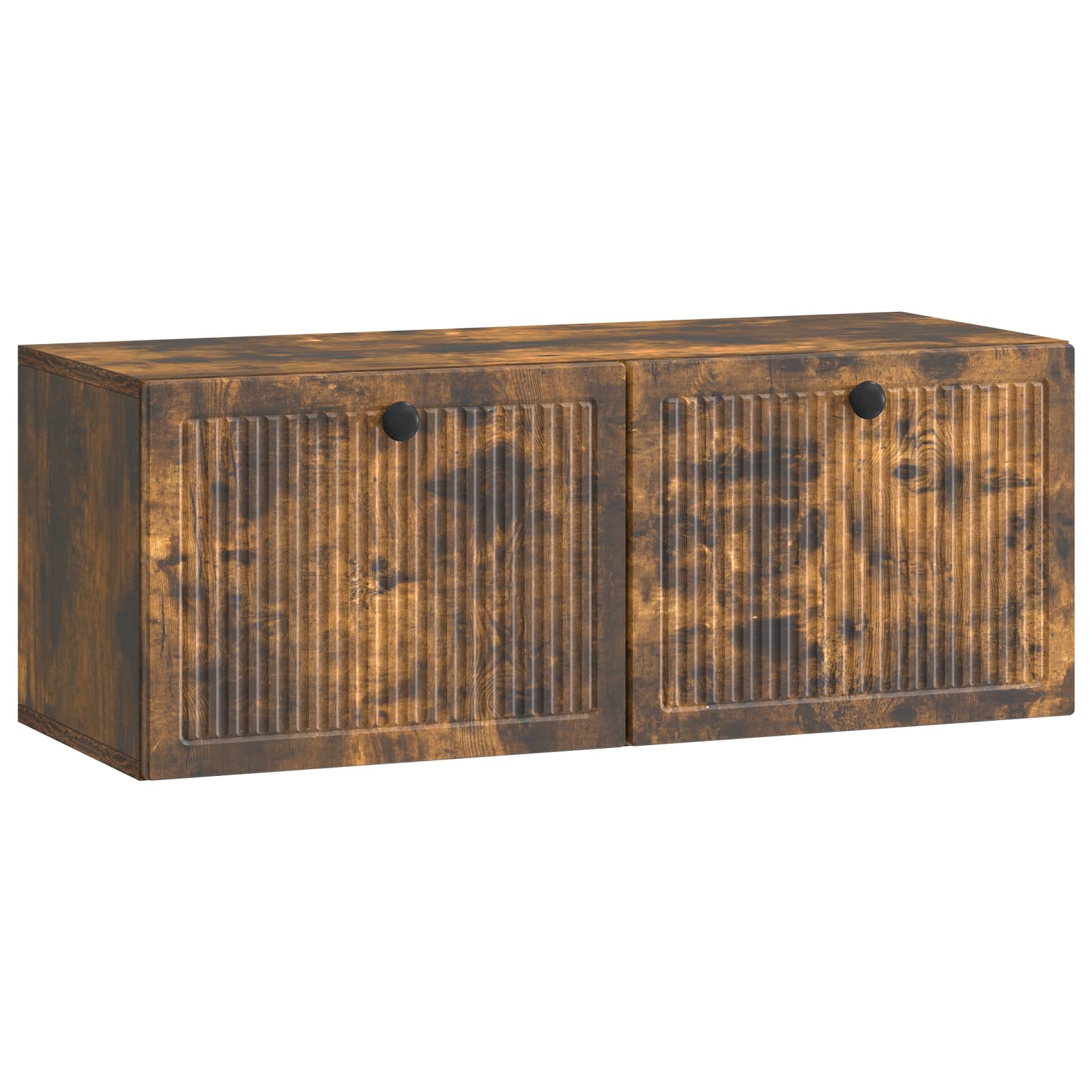 vidaXL Wandbeugel TV-kast Zwart 59,5 x 41 x 30 cm Bewerkt hout