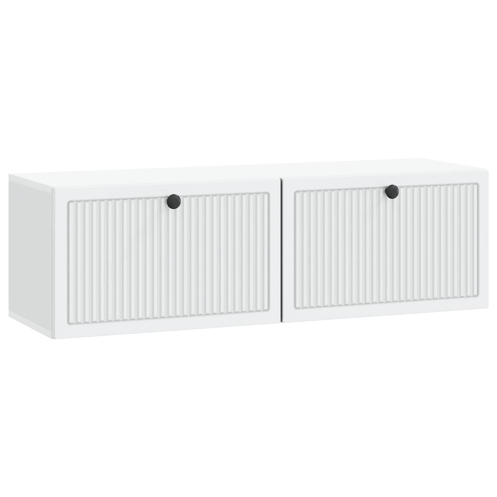 vidaXL Wandbeugel TV-kast Zwart 59,5 x 41 x 30 cm Bewerkt hout
