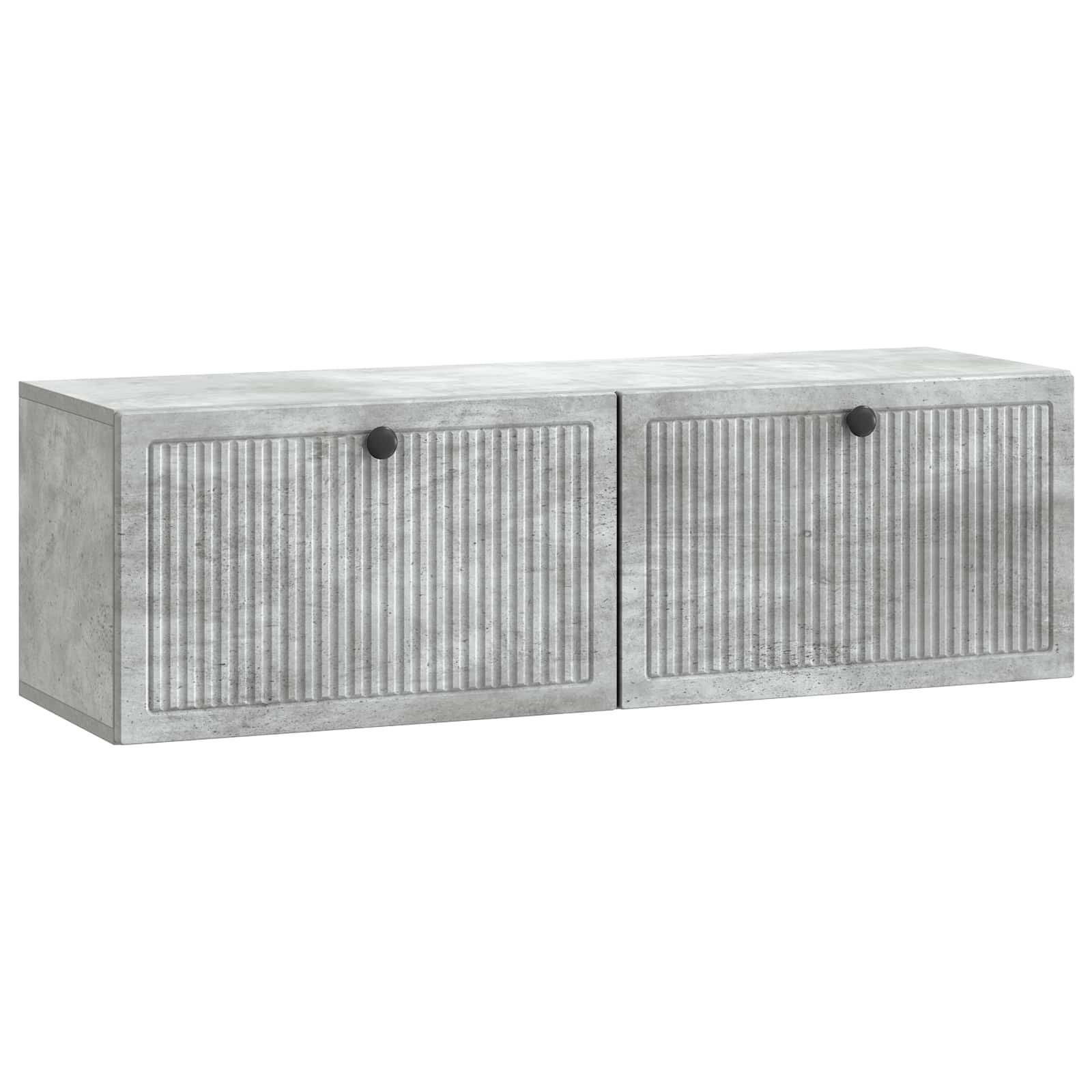 vidaXL Wandbeugel TV-kast Zwart 59,5 x 41 x 30 cm Bewerkt hout
